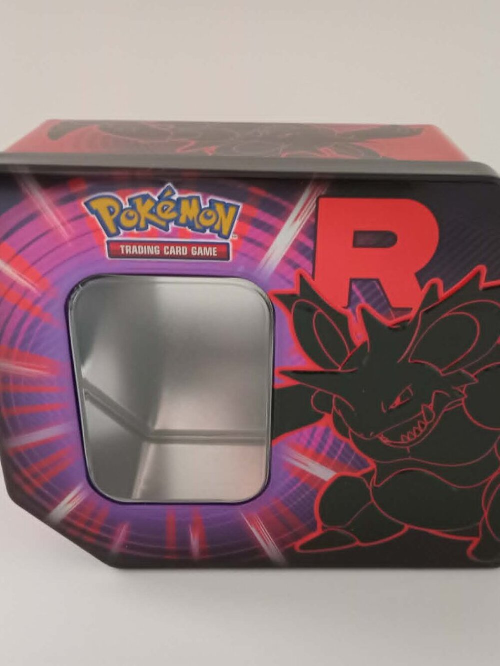 Pokémon Team Rocket Tin [Team Rocket's Nidoking ex] EMPTY TIN